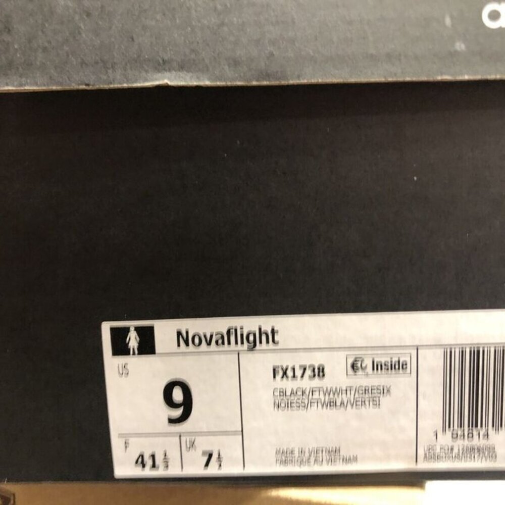 adidas Womens Novaflight Volleyball Shoes Black Size 9 M - Picture 6 of 6